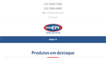 Tablet Screenshot of casadoepi.com.br